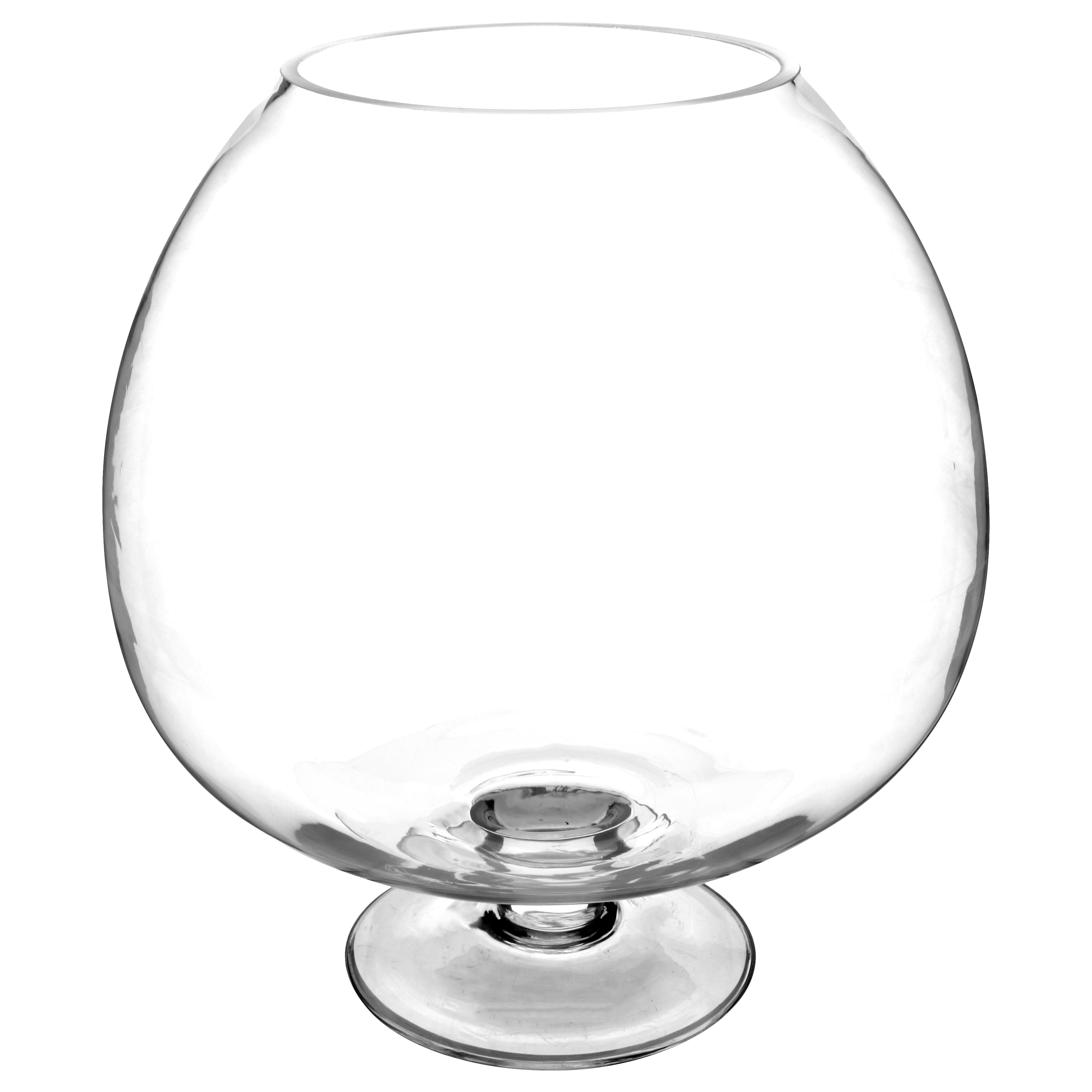 Decor pentru casa, cupa/vaza sticla D30h32 - Atmosphera