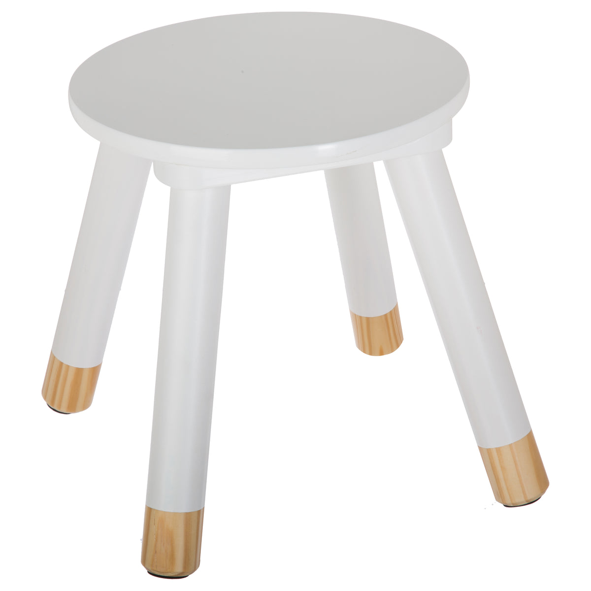 Taburet dulce alb - Atmosphera For Kids