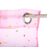 Decoratiune copii, voal cu imprimare folie stea - Atmosphera For Kids