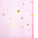 Decoratiune copii, voal cu imprimare folie stea - Atmosphera For Kids