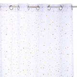 Decoratiune copii, voal cu imprimare folie stea - Atmosphera For Kids