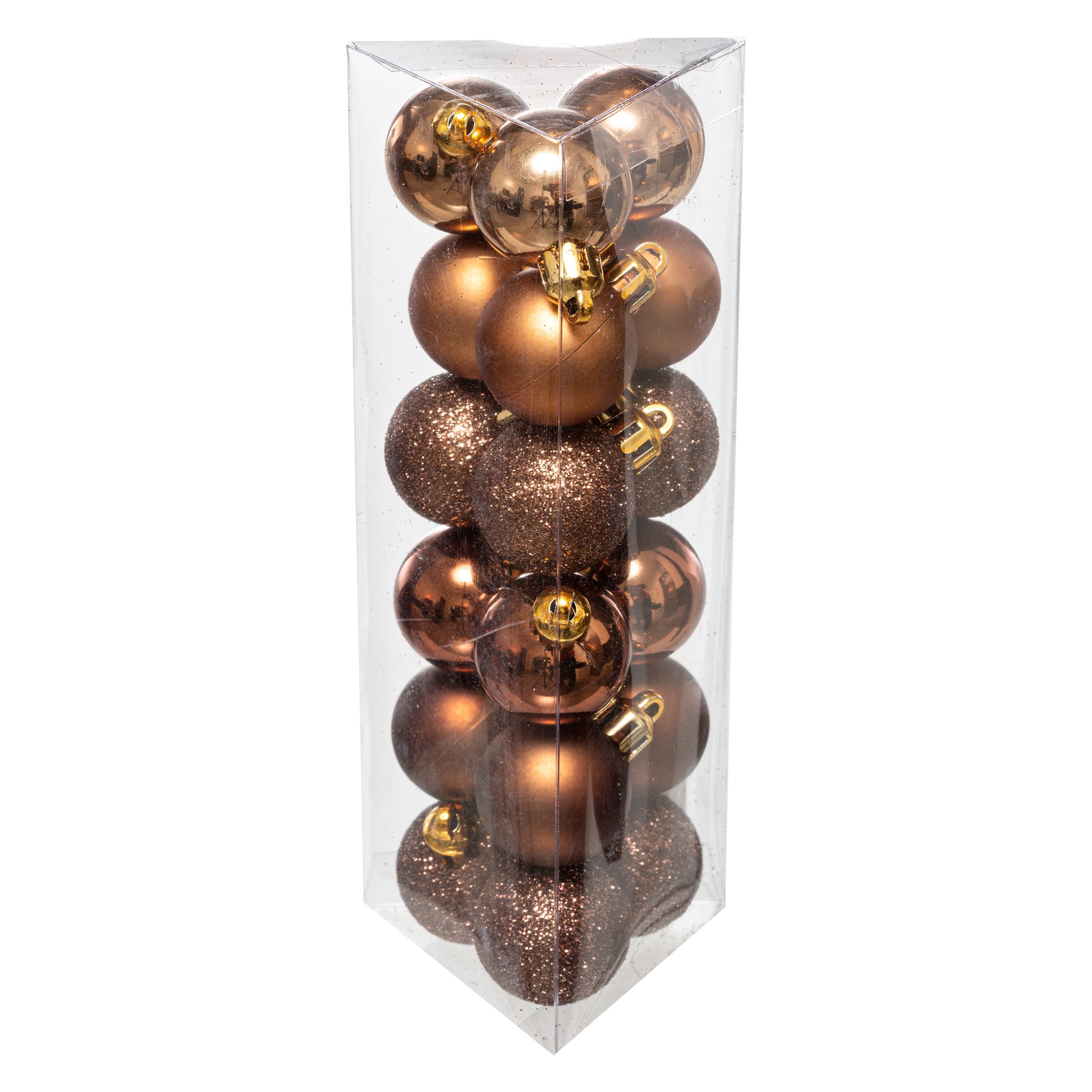 Set 18 globuri, D 3 cm, bronz | Atmosphera