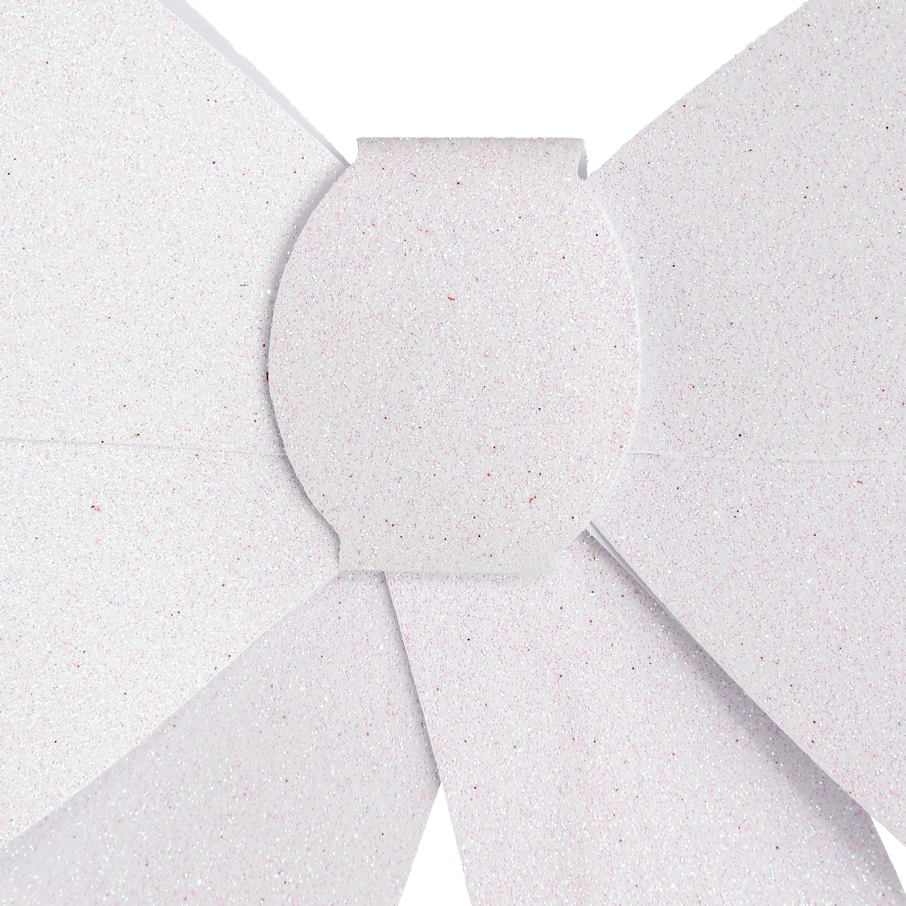 Funda cu sclipici, alba, 19 x 30 cm | Atmosphera