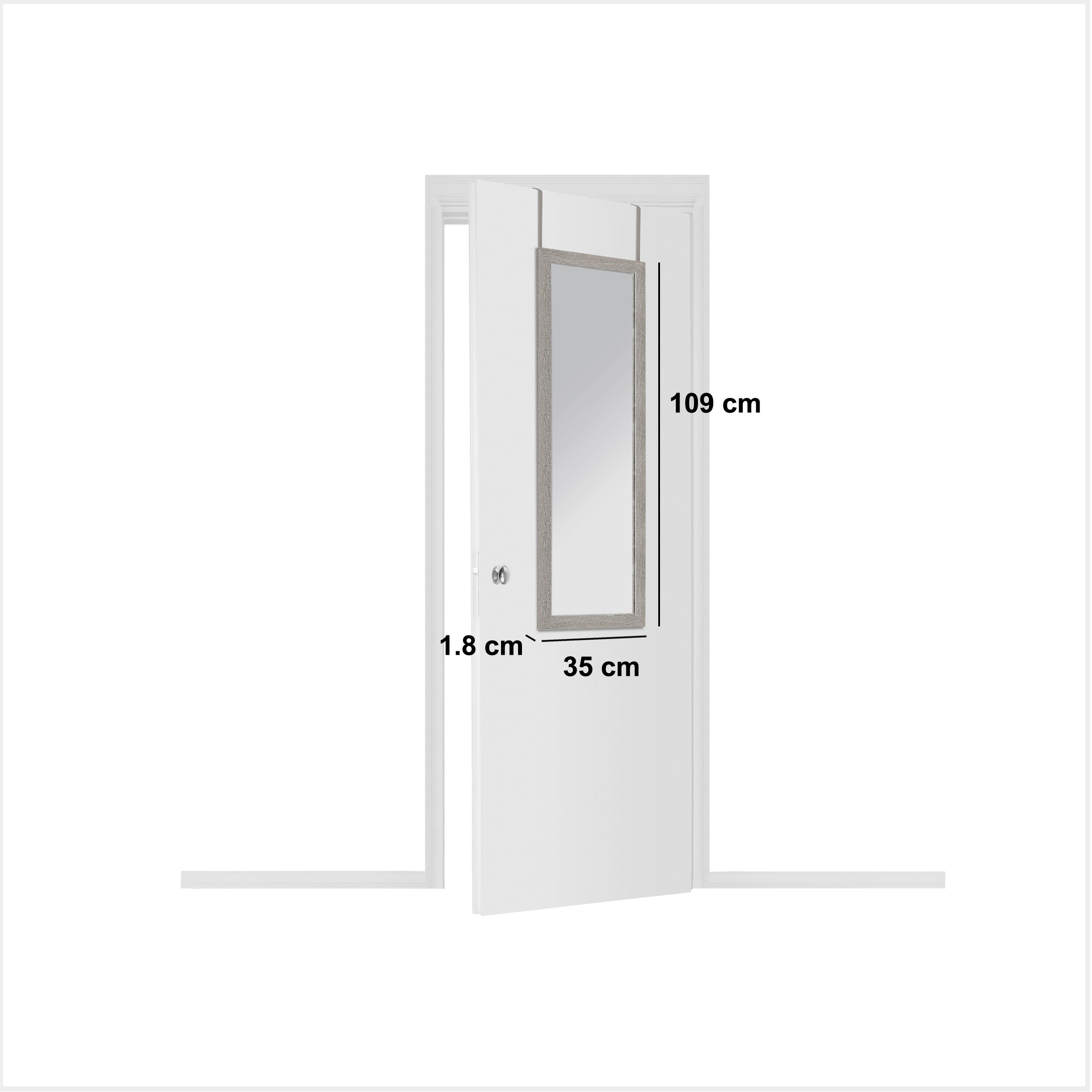 Usa MDF cu oglinda 35 x 109 cm cutie asortat - Five