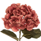 Floare decorativa, tulpina hortensie pruna gypsy H83 cm - Atmosphera