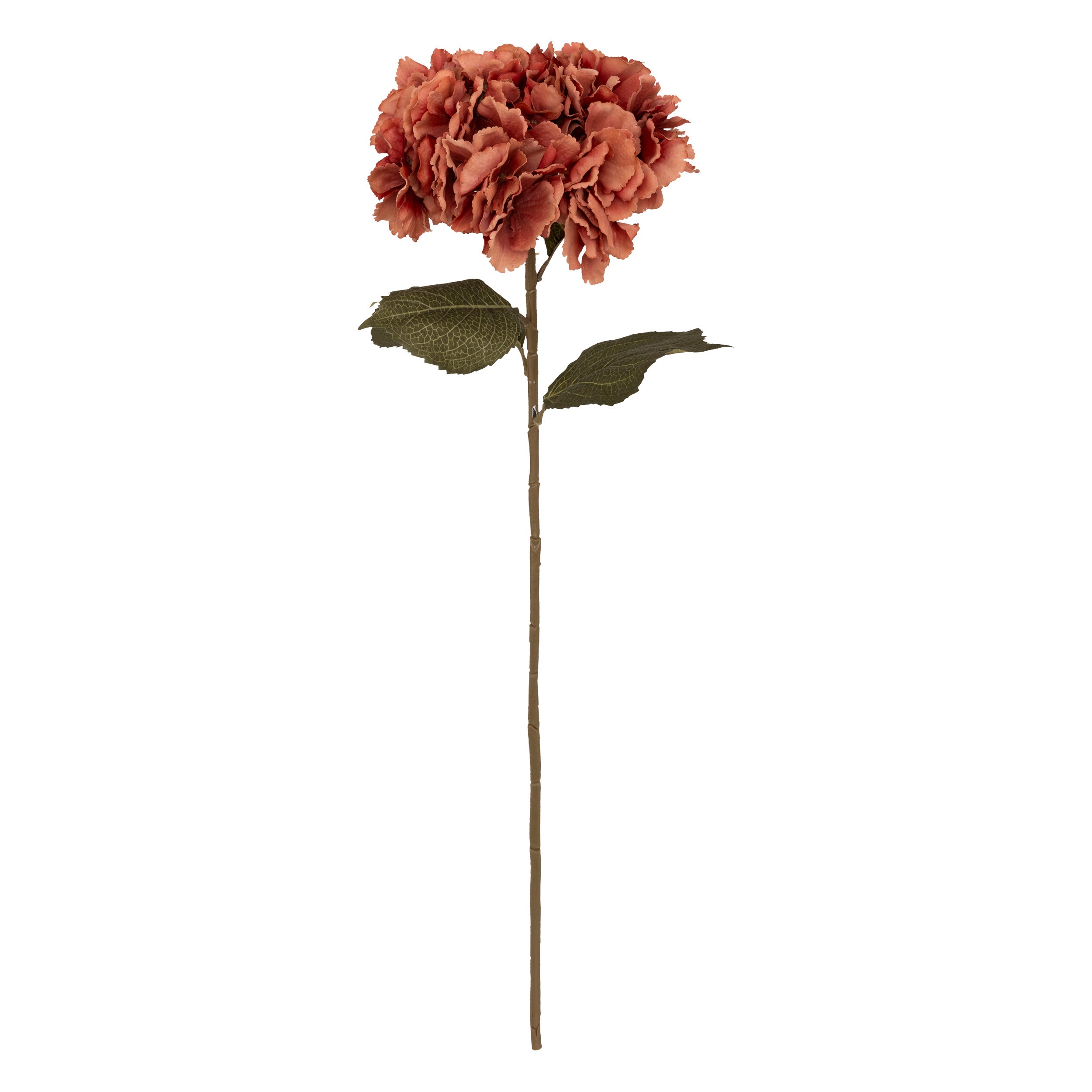 Floare decorativa, tulpina hortensie pruna gypsy H83 cm - Atmosphera
