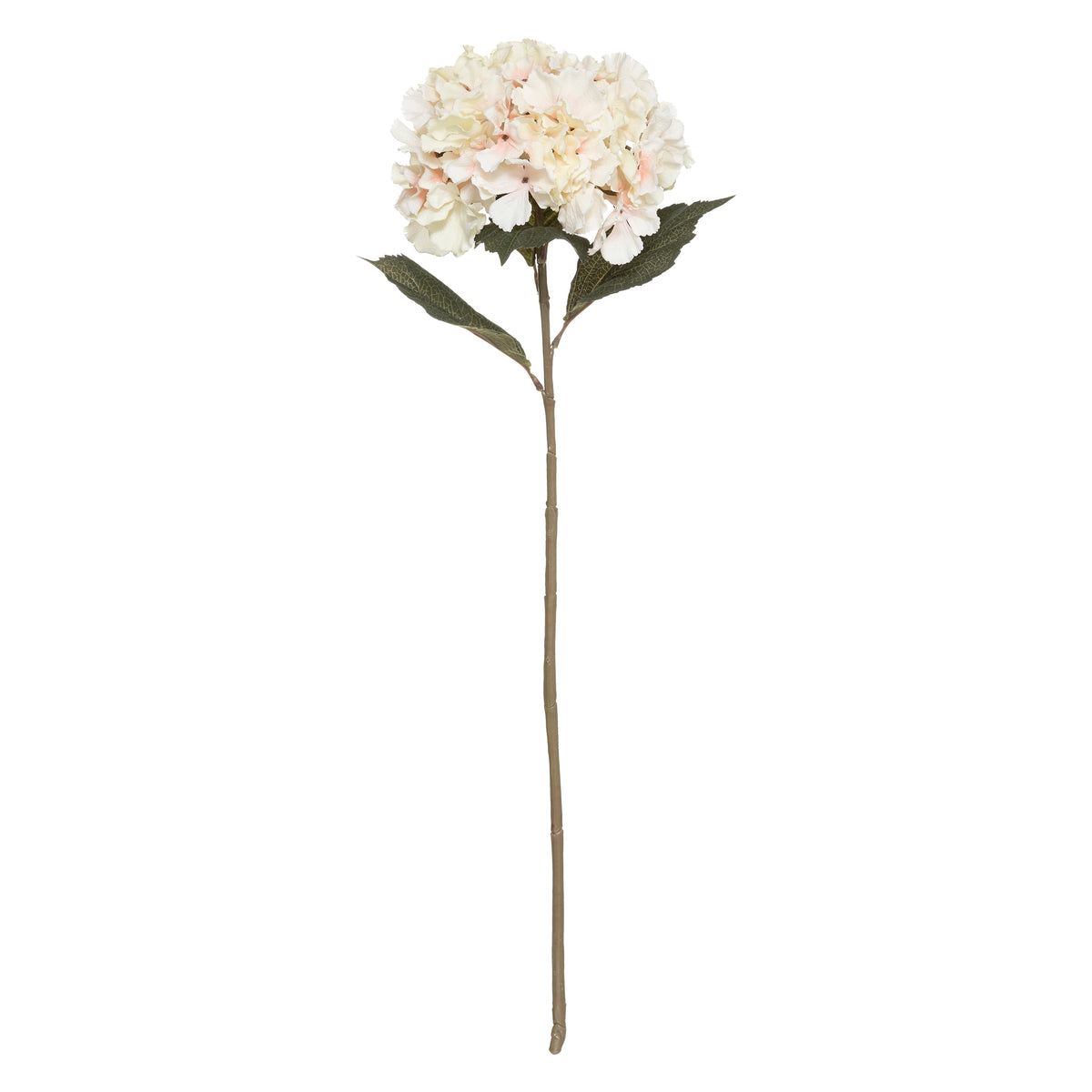 Floare decorativa, tulpina hortensie roza H83 cm - Atmosphera