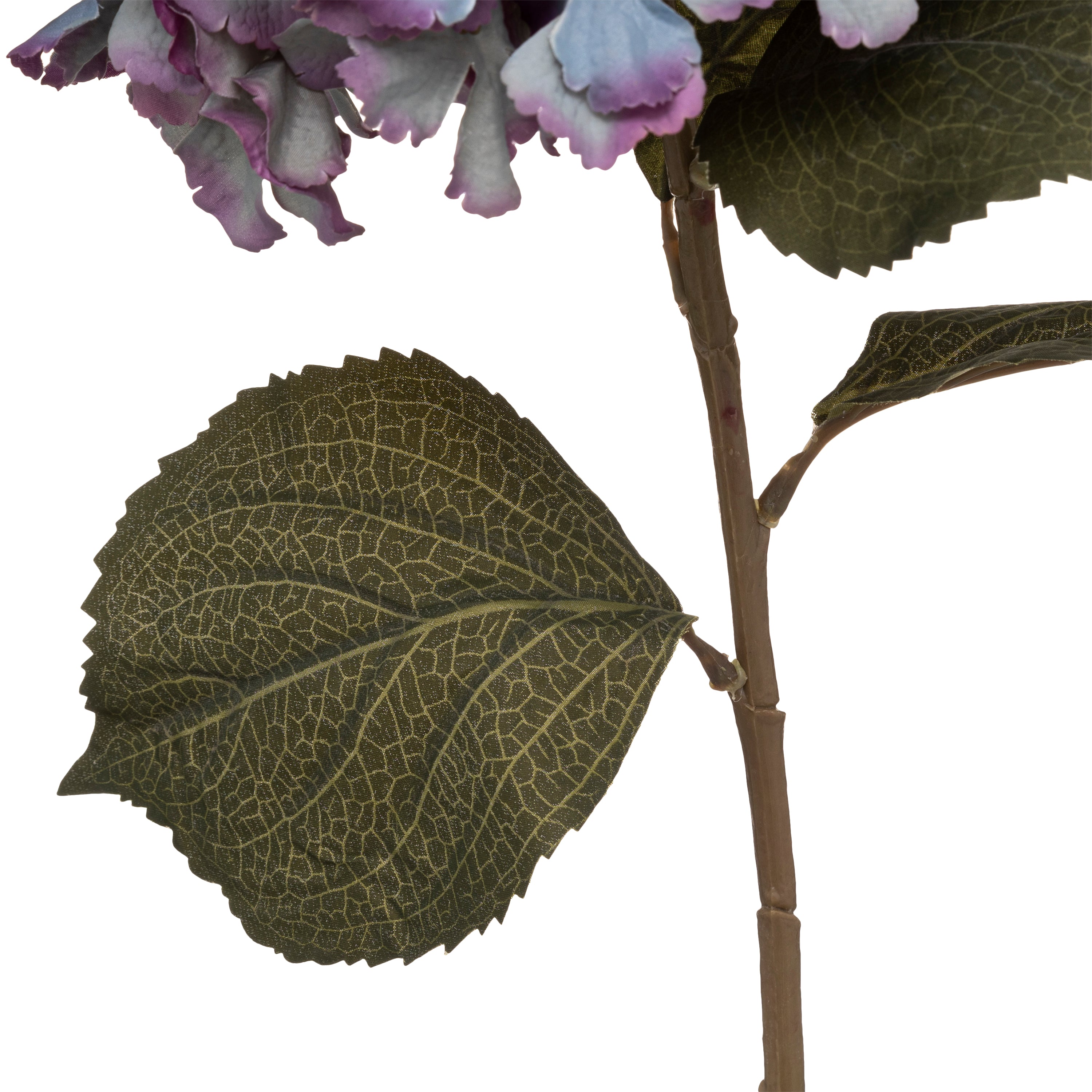Floare decorativa, tulpina hortensie albastra H83 cm - Atmosphera