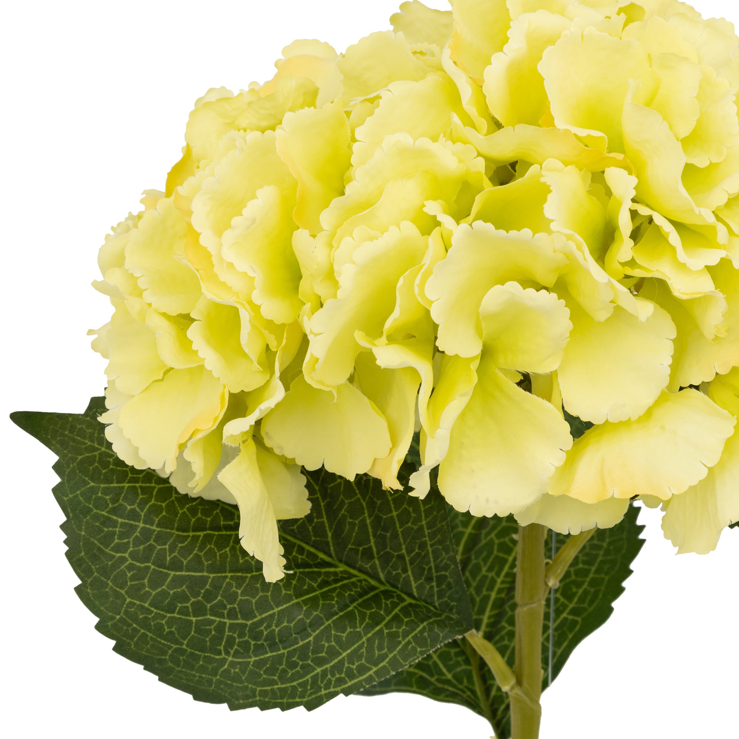 Floare decorativa, tija hortensie verde H83 cm - Atmosphera