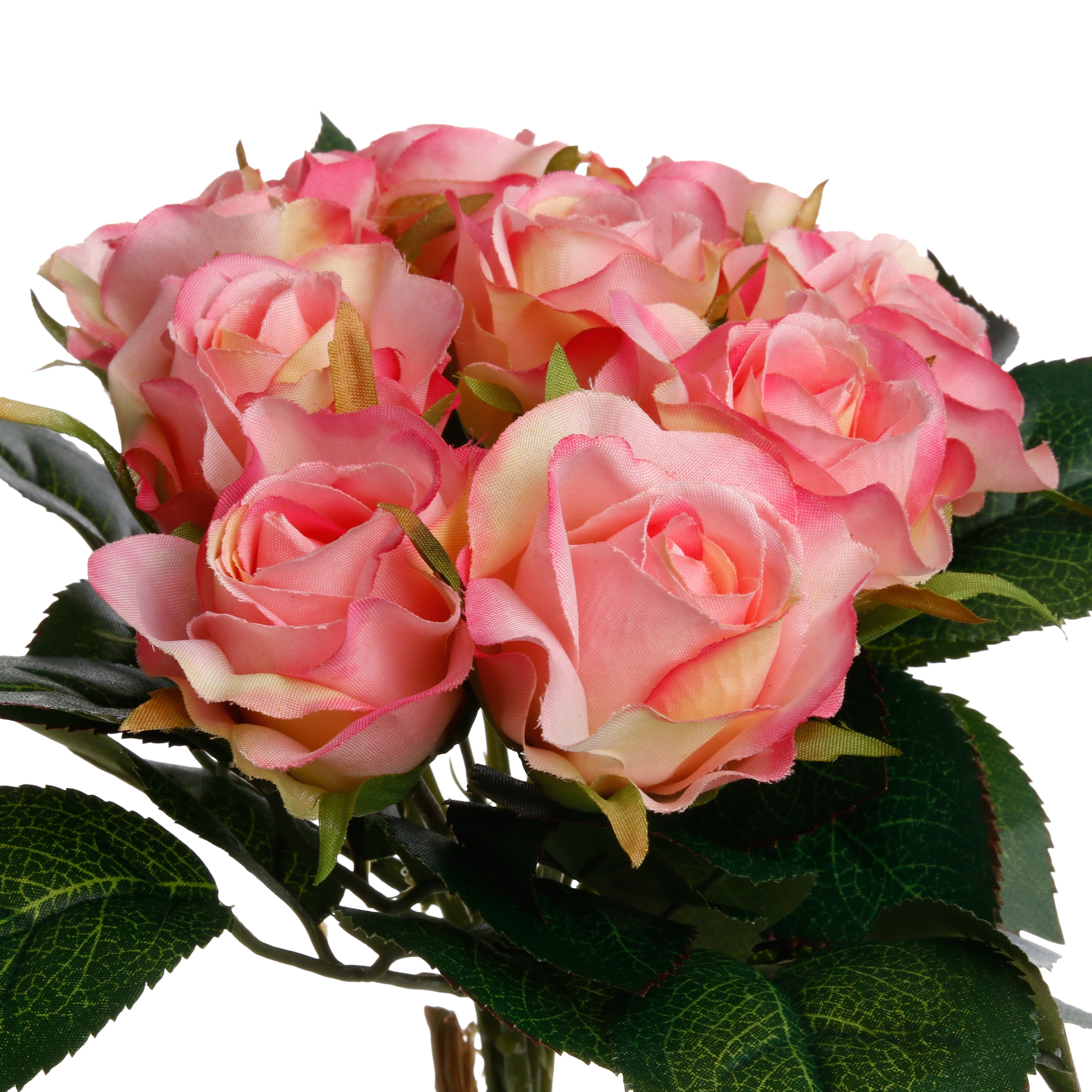 Buchet 9 trandafiri roz H24 cm - Atmosphera