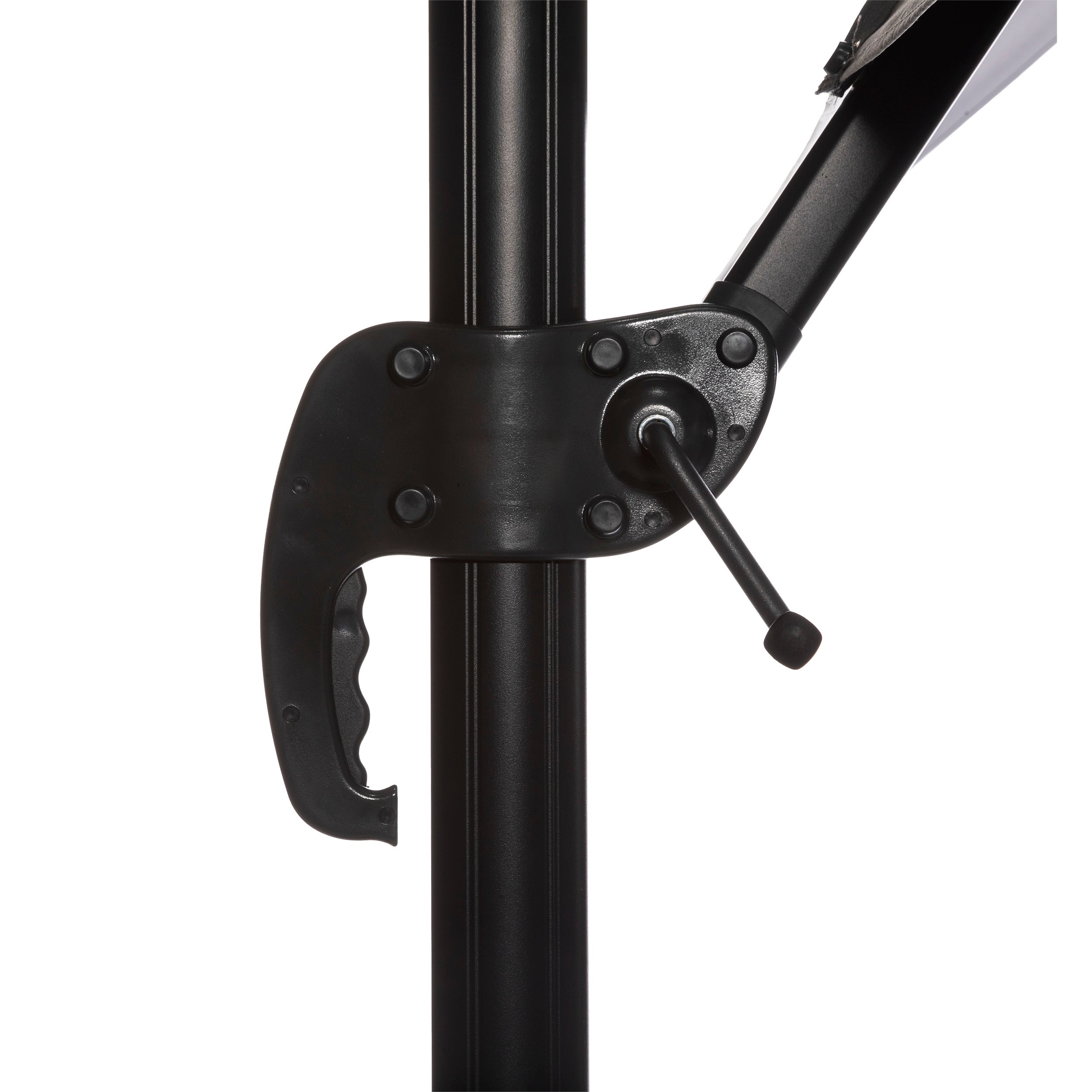 Umbrela de soare cantilever Cayo 3x3 din ardezie - Hesperide
