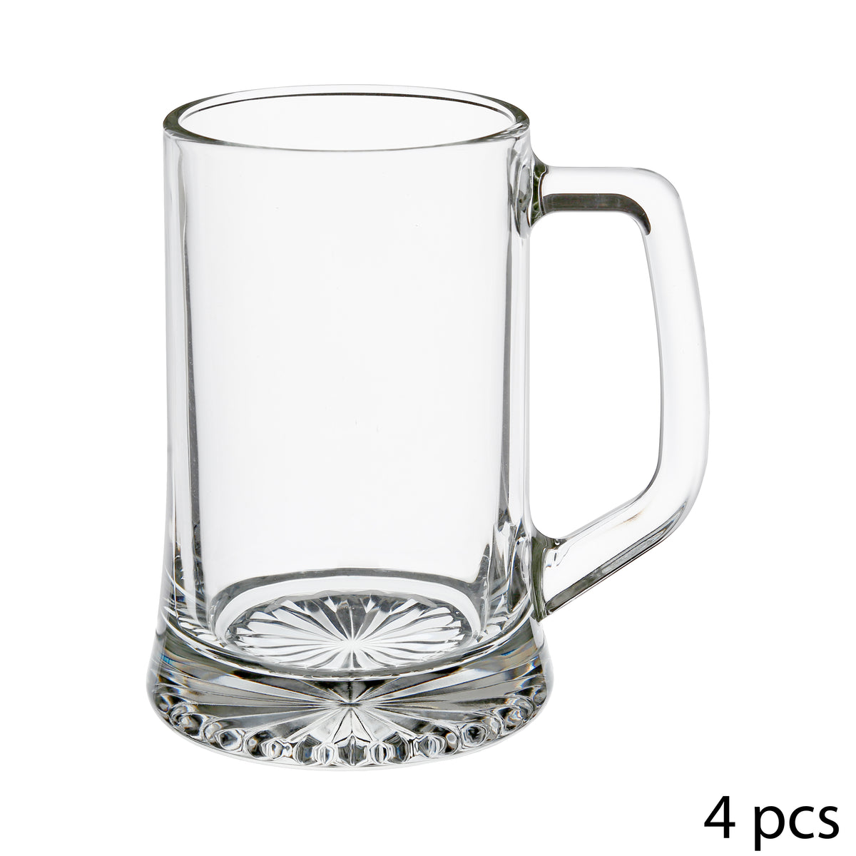 Set pahare bere set 4 cu maner 32 cl - Secret de Gourmet