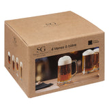 Set pahare bere set 4 cu maner 32 cl - Secret de Gourmet