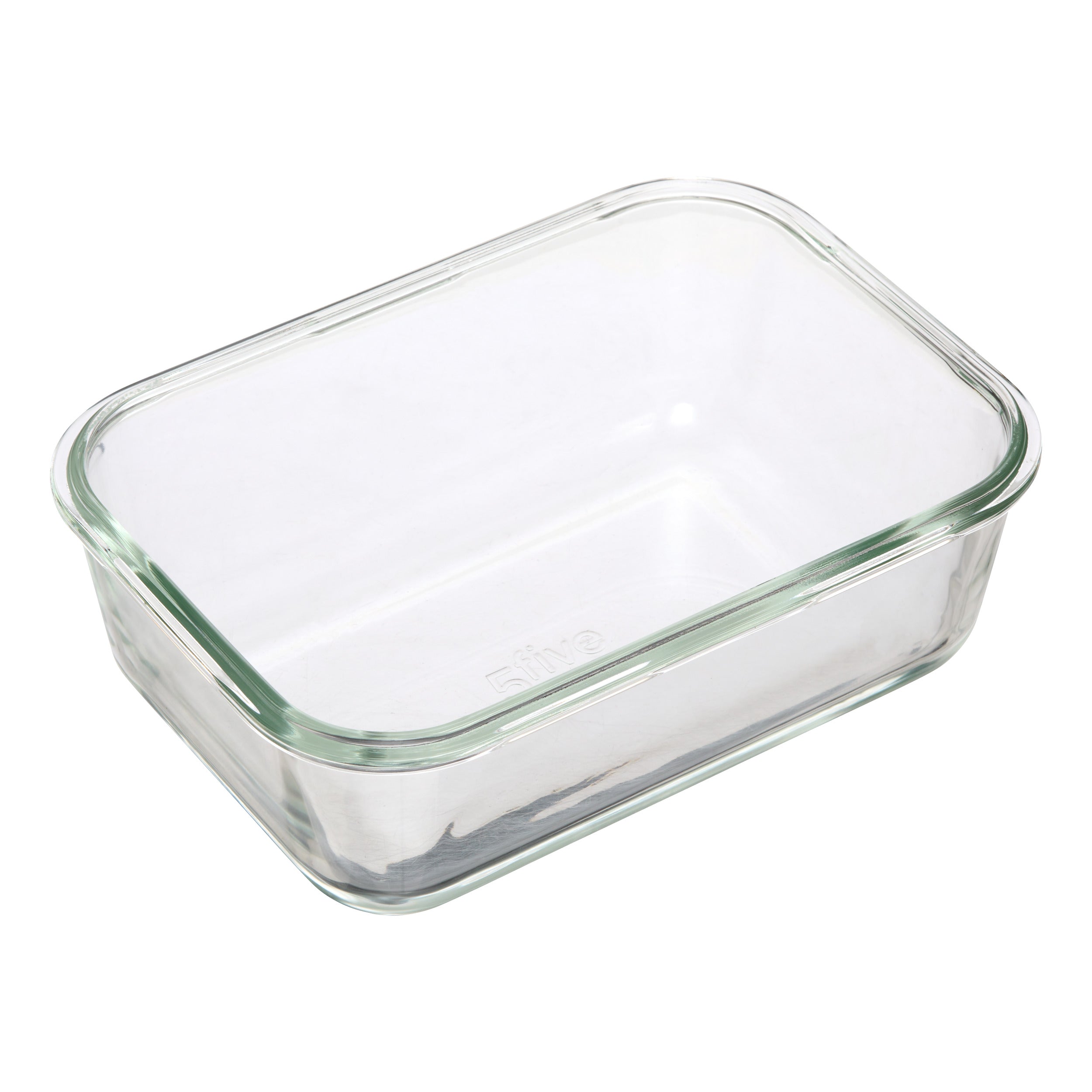 Cutie dreptunghiular sticla 1,73 l clipeat - Five