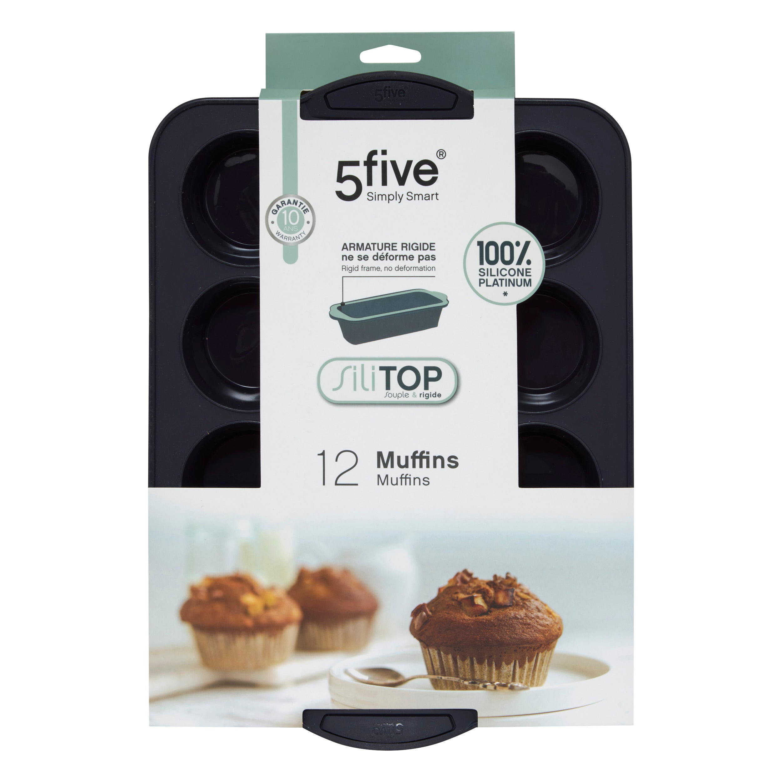 Forma silic muffins 12 silitop - Five