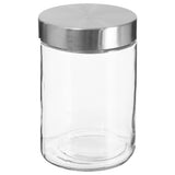 Borcan sticla cu otel inoxidabil 1,2 l nixo cutie - Five
