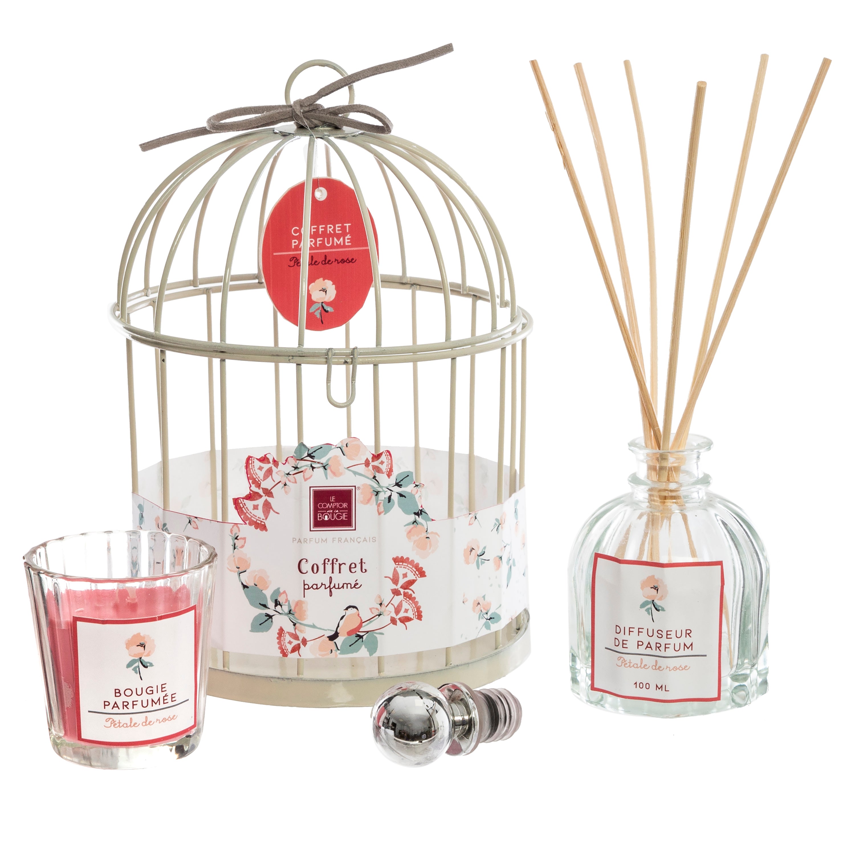 Cutie cadou "Poesie" - Colivie D. 14 cm - Atmosphera
