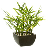 Floare decorativa, bambus in ghiveci H35 cm - Atmosphera