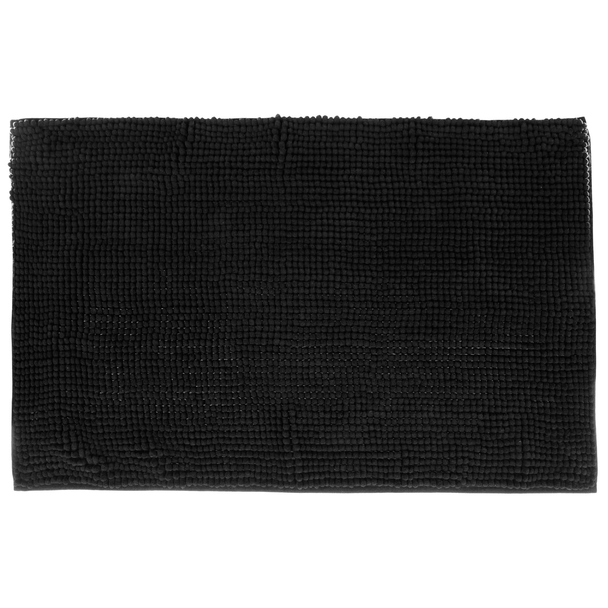 Covoras baie chenille 50 x 80 cm neg col - Five