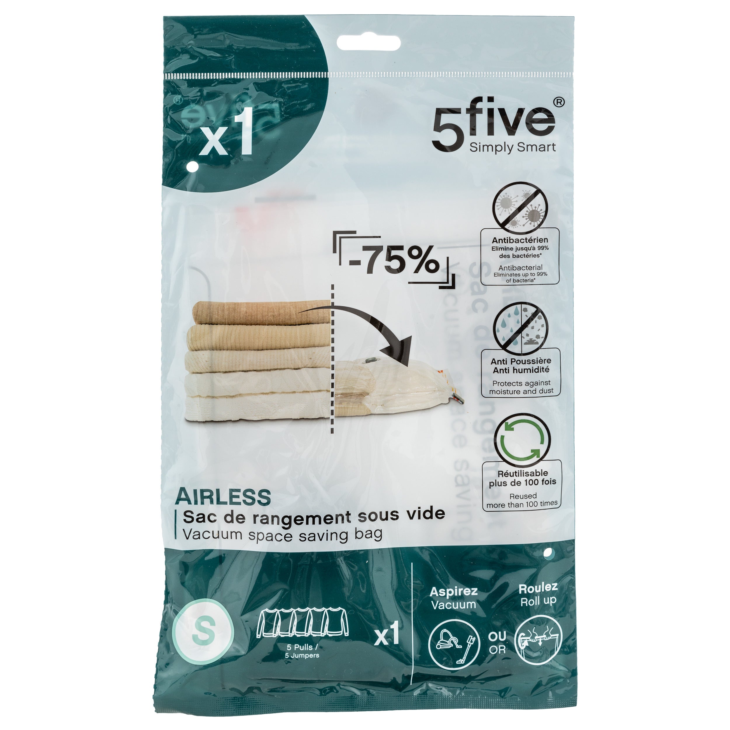 Organizator casa, sac vacuum s Airless - Five