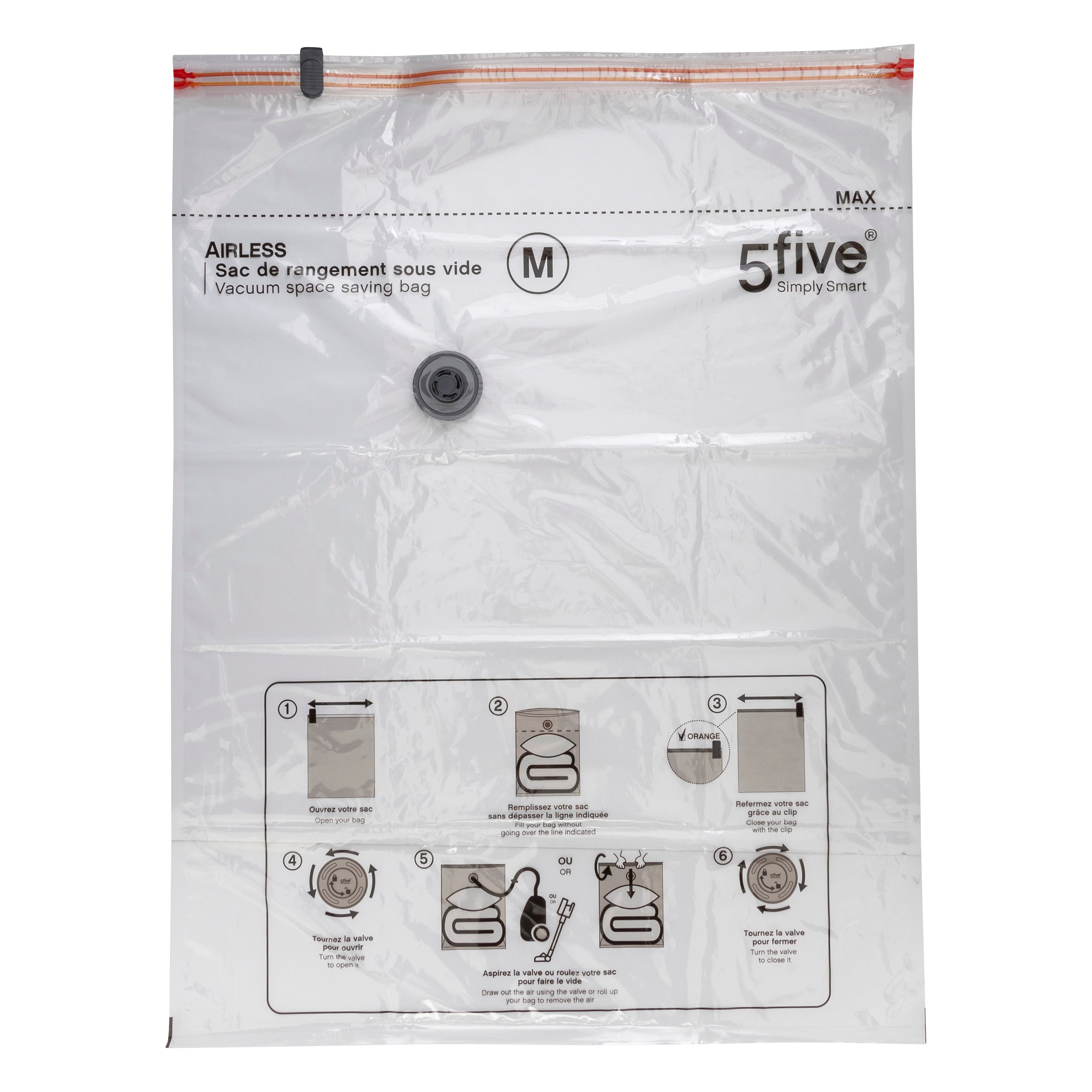 Organizator casa, sac vacuum m Airless - Five