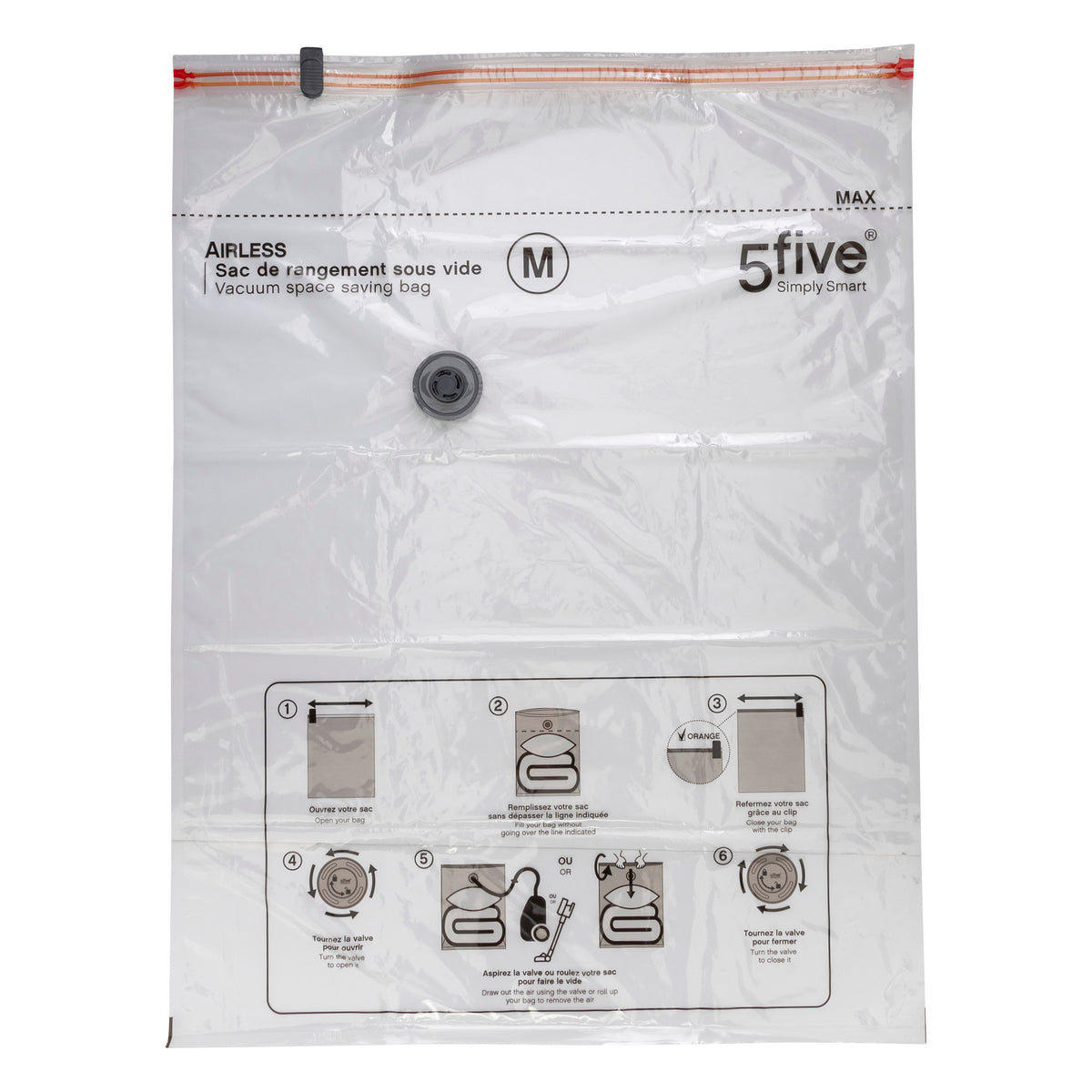 Organizator casa, sac vacuum m Airless - Five