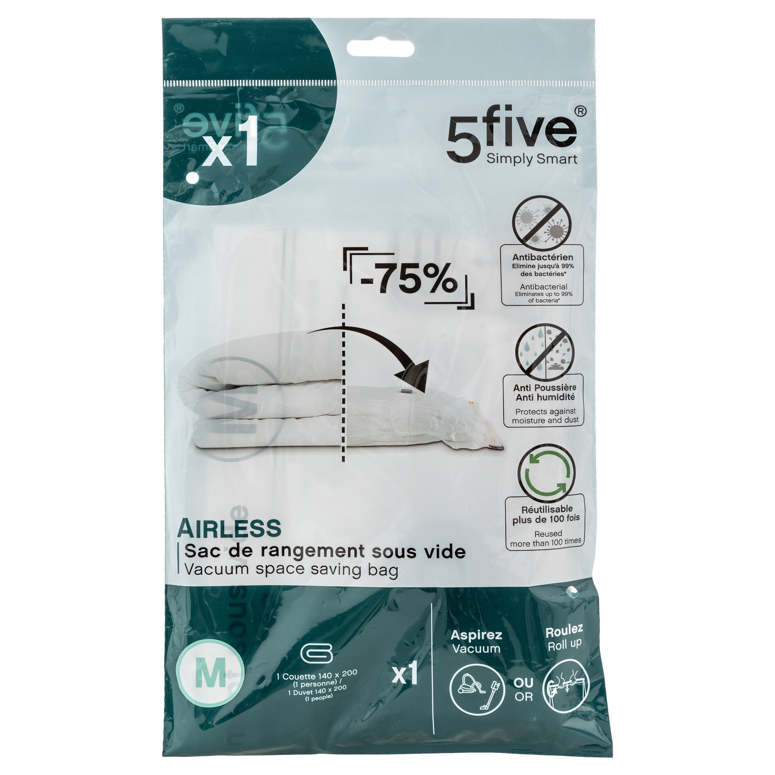 Organizator casa, sac vacuum m Airless - Five