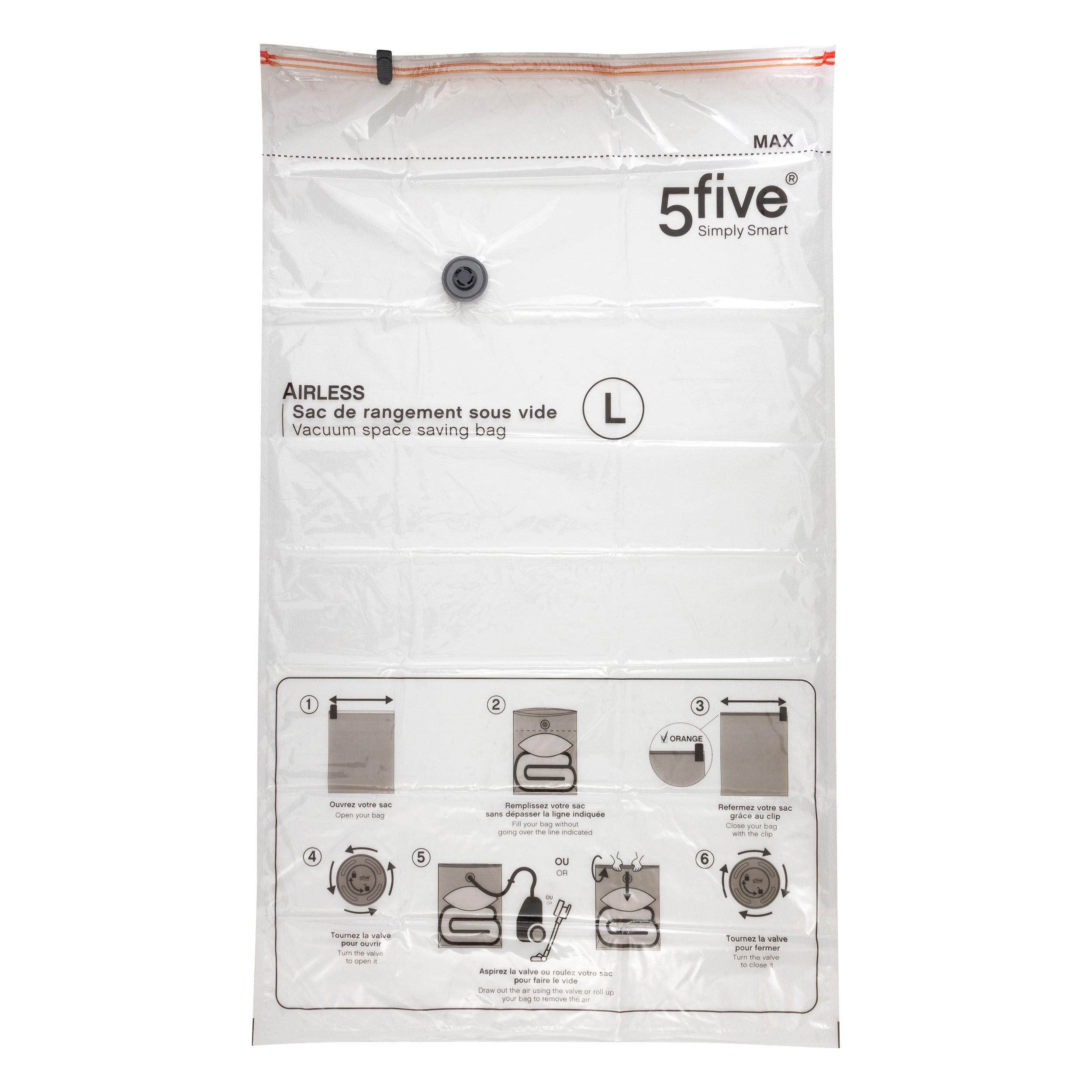 Organizator casa, sac vacuum l Airless - Five