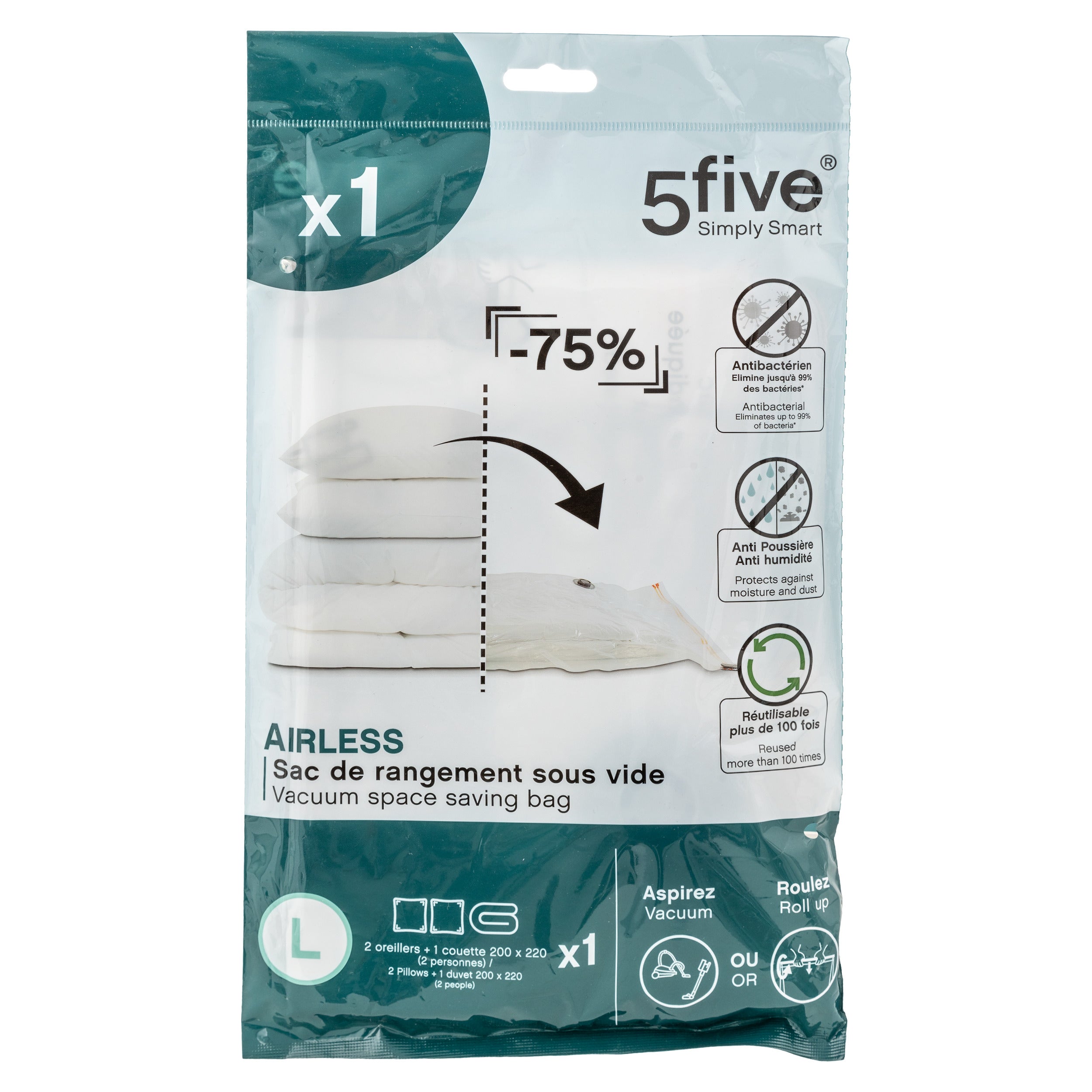 Organizator casa, sac vacuum l Airless - Five