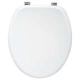 Capac wc din lemn alb - Five