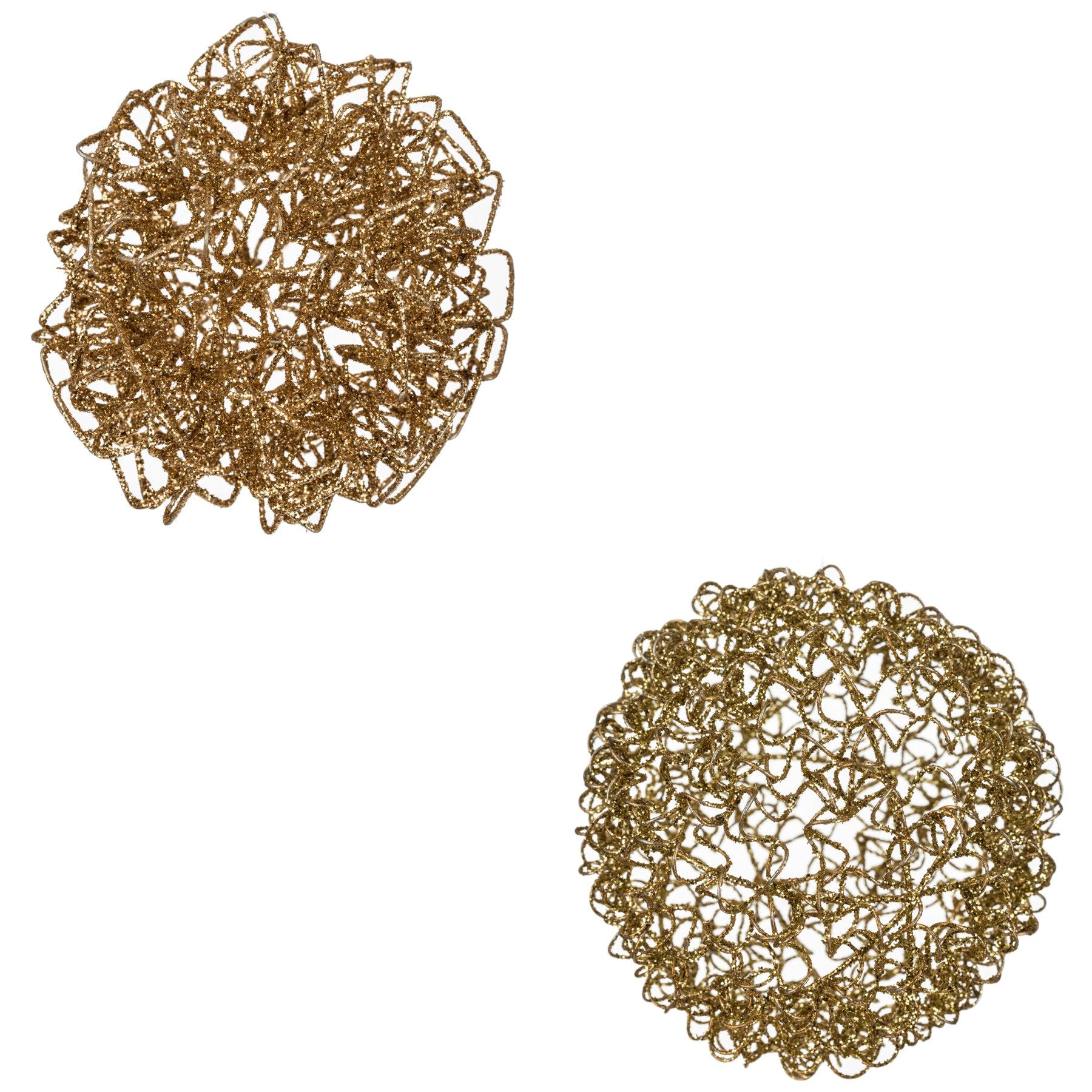 Glob rasucit metalic cu sclipici, D 10 cm | Atmosphera