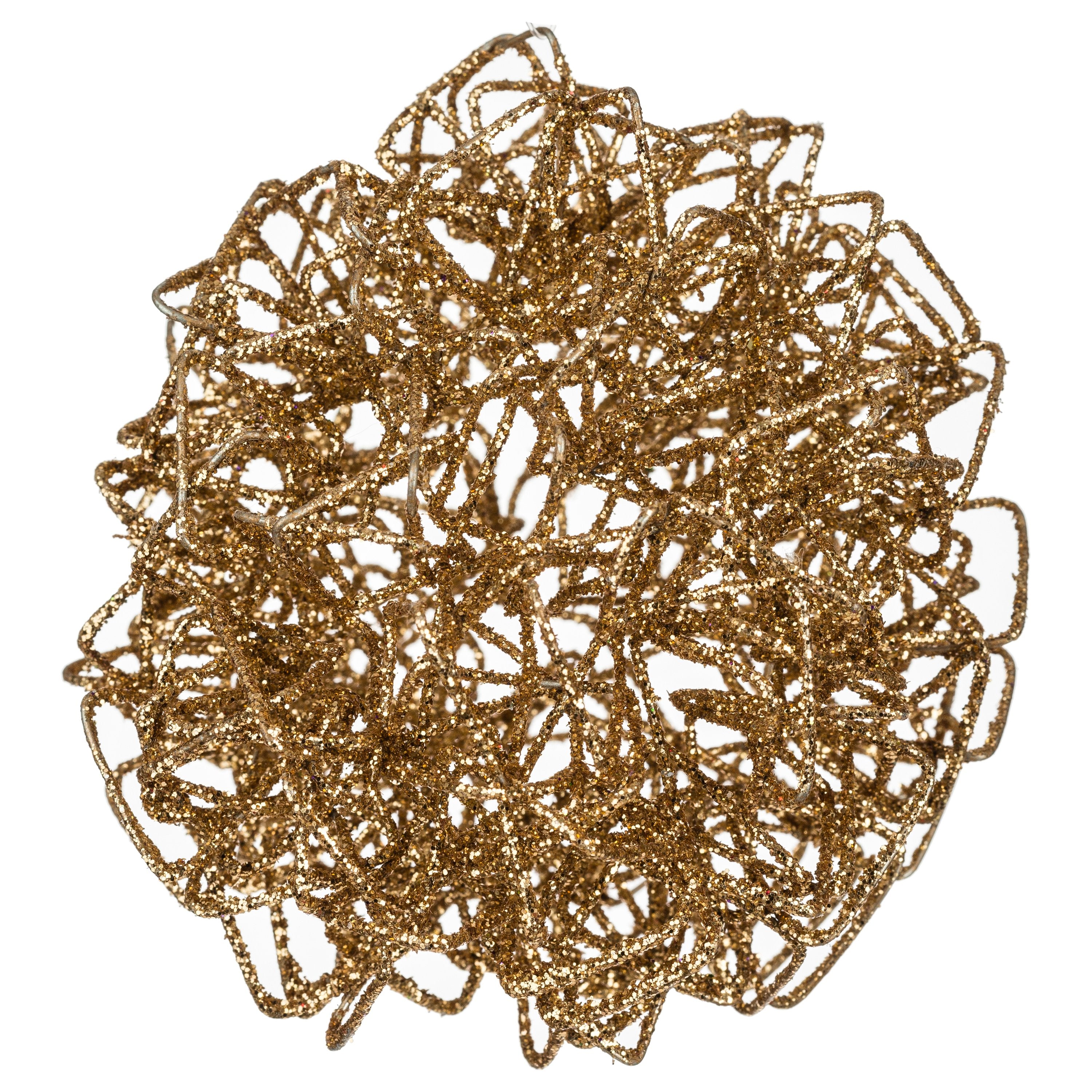 Glob rasucit metalic cu sclipici, D 10 cm | Atmosphera