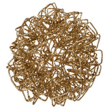 Glob rasucit metalic cu sclipici, D 10 cm | Atmosphera