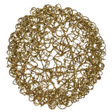 Glob rasucit metalic cu sclipici, D 10 cm | Atmosphera