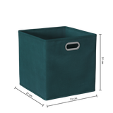Cutie depozitare 31 x 31 cm petrol uni - Five