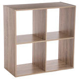 Mobilier depozitare, rafturi 4 compartimente mix natur - Five