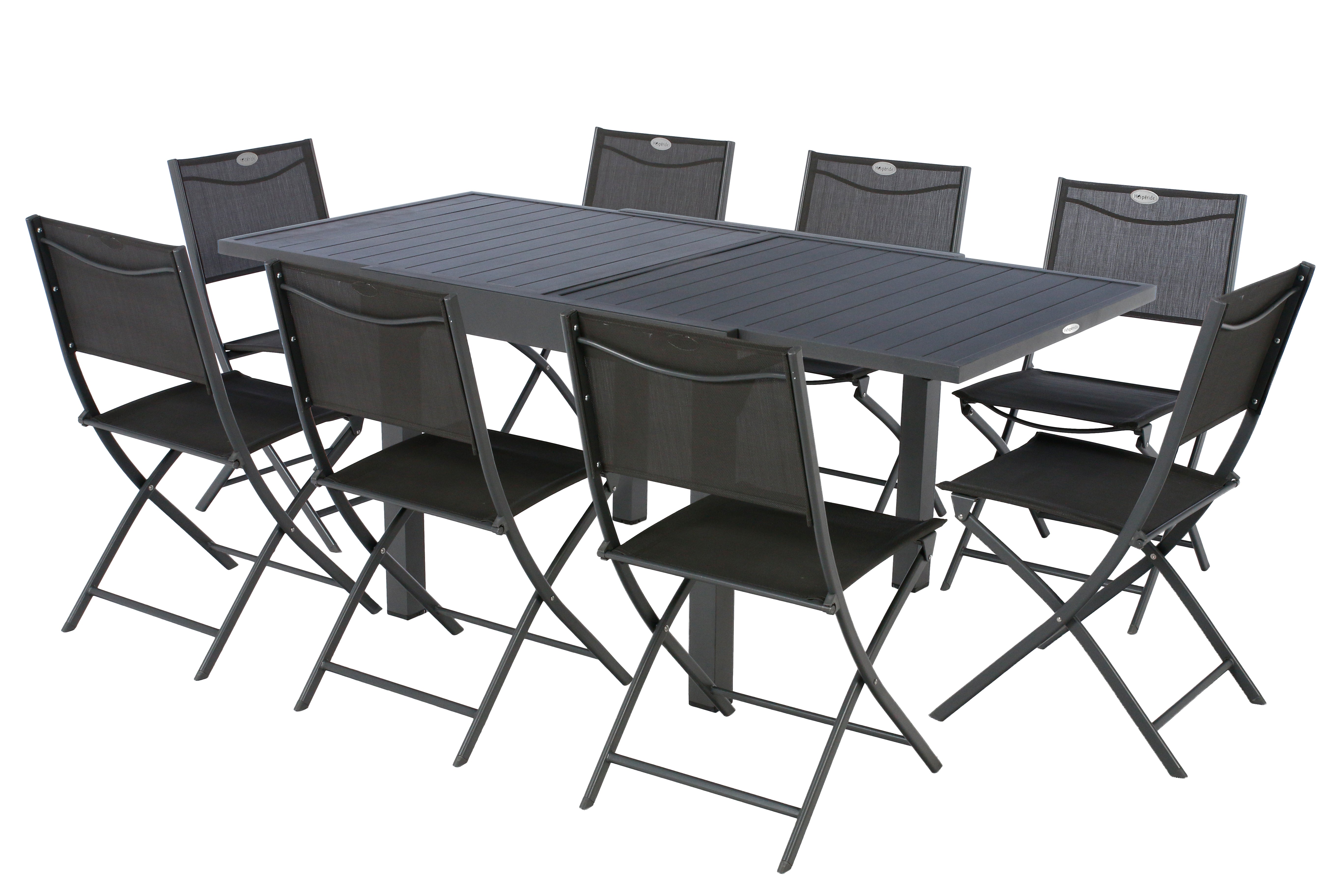 Masa de gradina extensibila Piazza Graphite - Hesperide