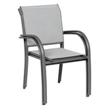 Scaun de gradina Piazza Galet & Graphite - Hesperide