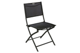 Set de 4 scaune de gradina pliabile Modula, antracit si grafit - Hesperide