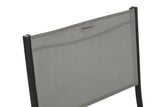 Scaun de gradina pliabil Modula, aluminiu si poliester gri, H.87 cm
