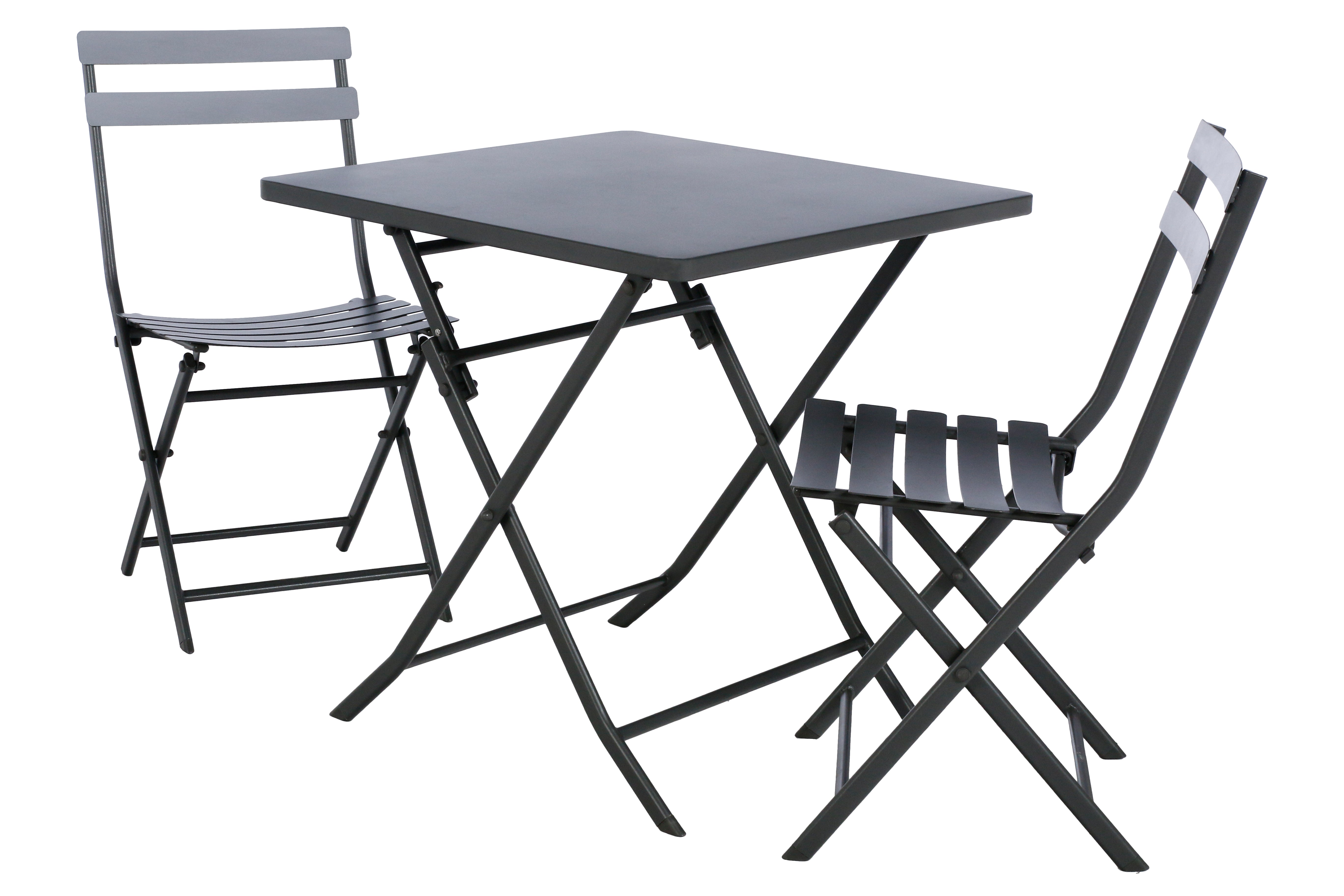 Masa de gradina pliabila patrata Greensboro Graphite - Hesperide