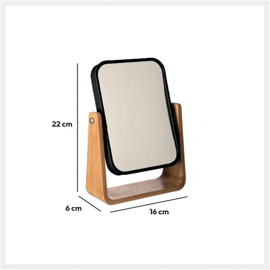 Oglinda bambus negru swing natur - Five