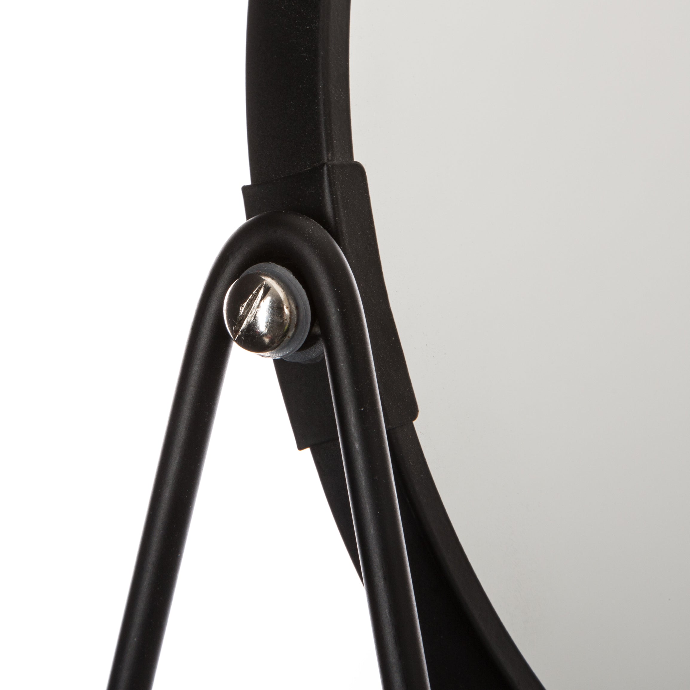 Oglinda metal negru rabatabila D17 cm - Five