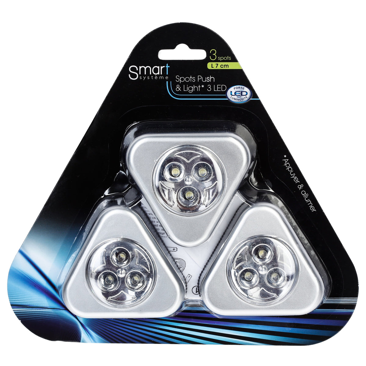 Set 3 spoturi LED manuale