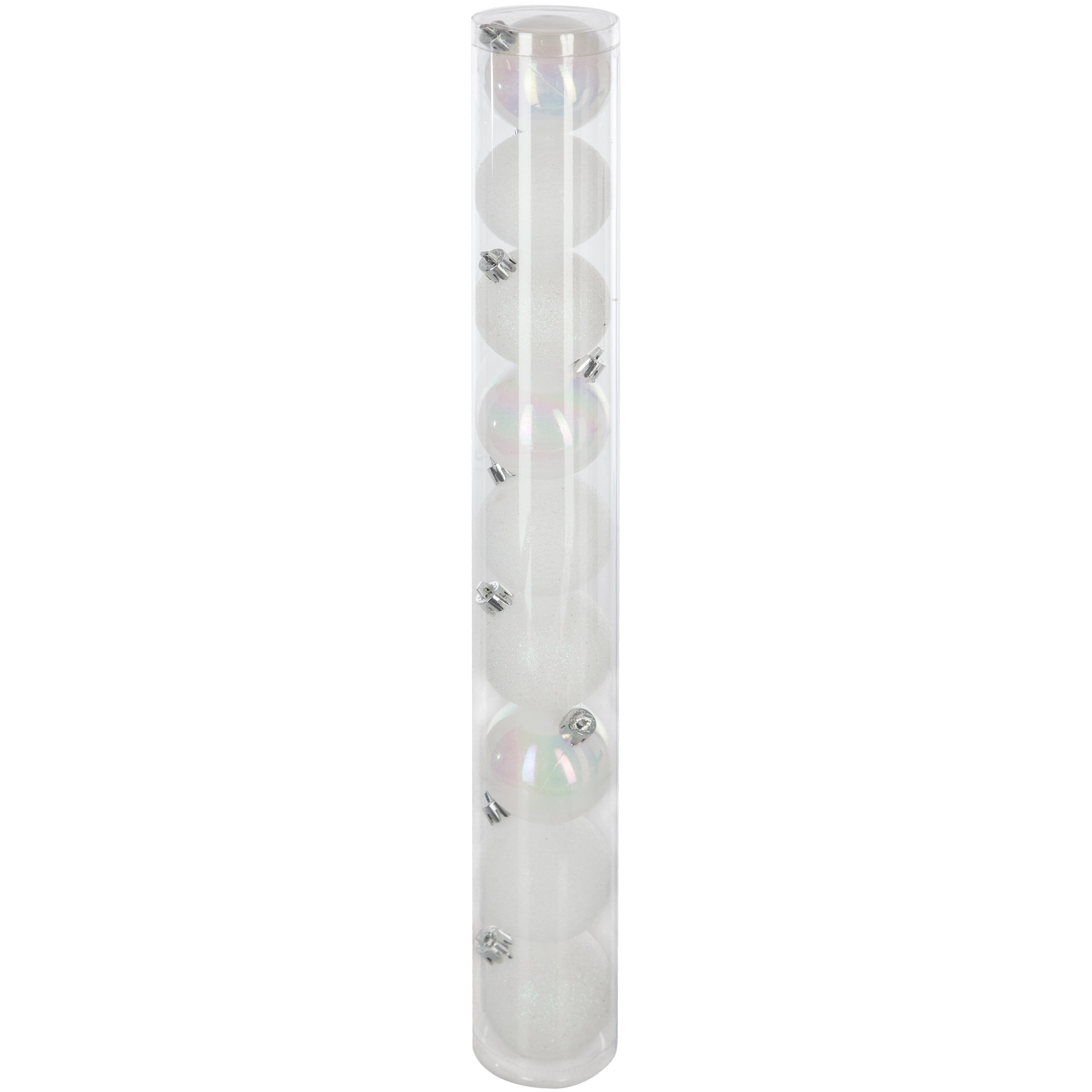 Set 9 globuri, D 6 cm, albe | Atmosphera