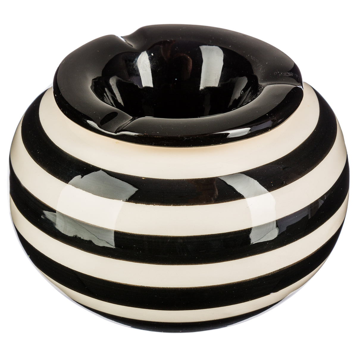 Scrumiera ceramica rayna D12 cm - Atmosphera