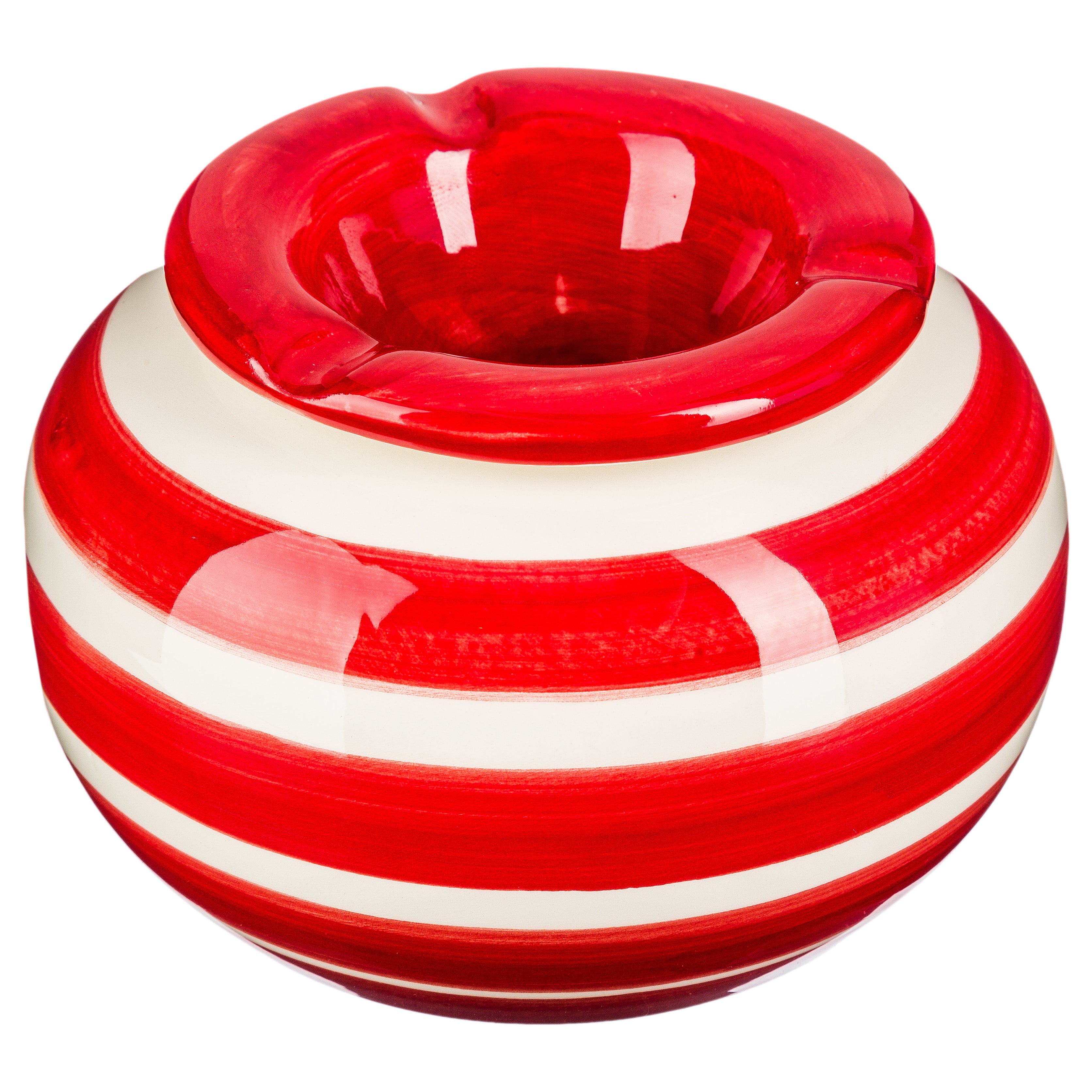 Scrumiera ceramica rayna D12 cm - Atmosphera