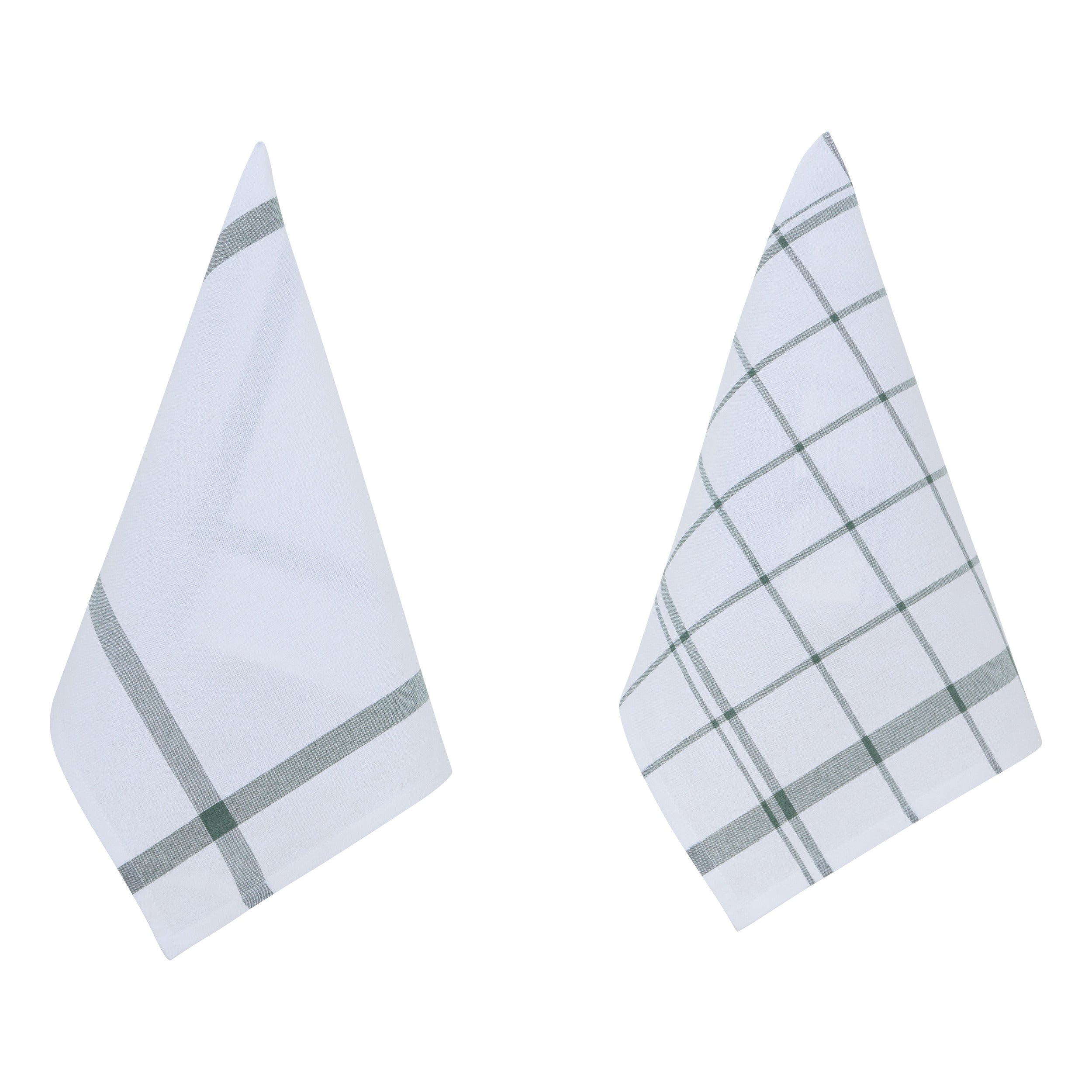 Set 2 verde kitchen towels 45 x 70 cm - Atmosphera