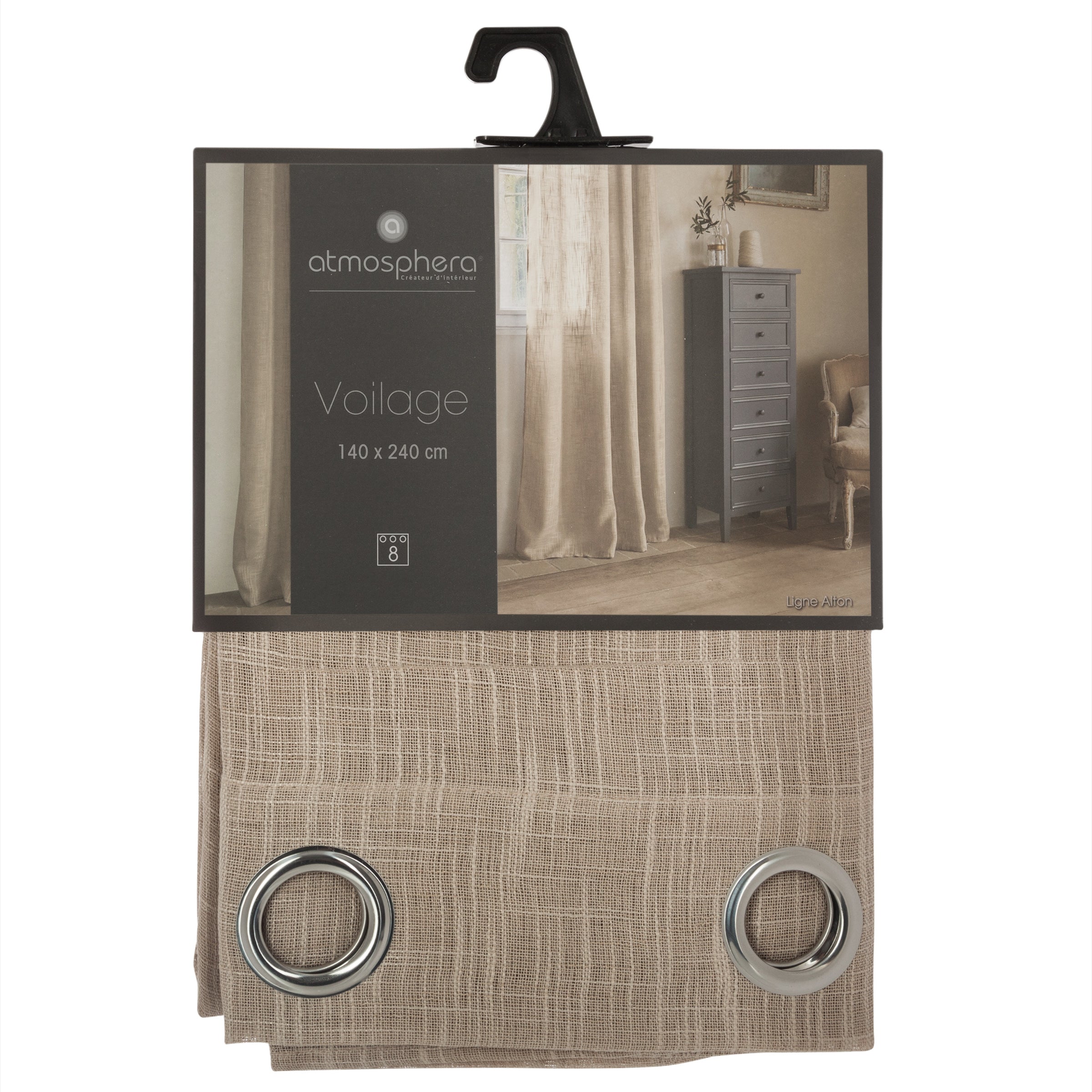 Perdea voal alton li 140 x 240 cm - Atmosphera