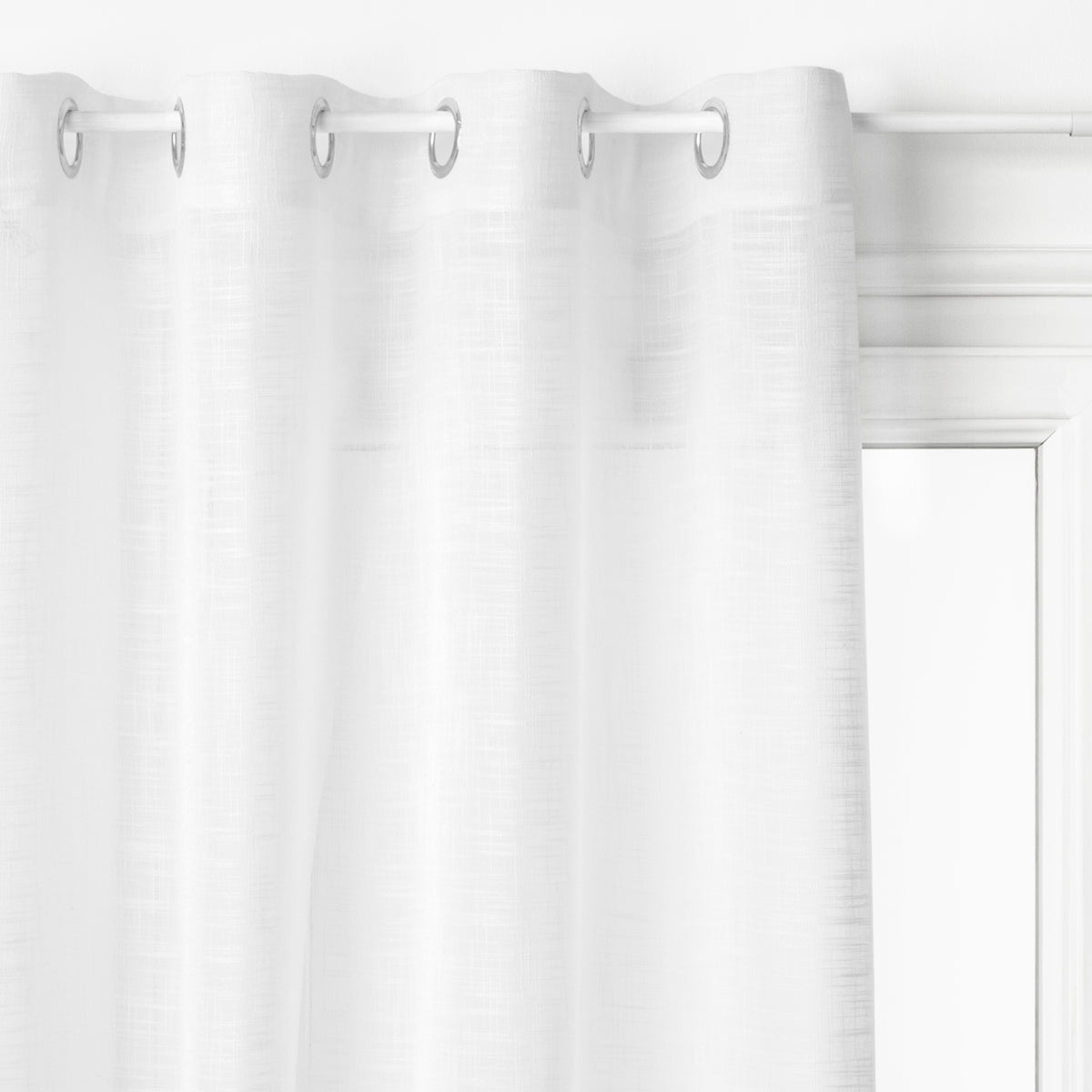 Perdea voal alton alb 140 x 240 cm - Atmosphera